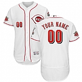 Reds Customized White Men's 150th Anniversary FlexBase Jersey,baseball caps,new era cap wholesale,wholesale hats